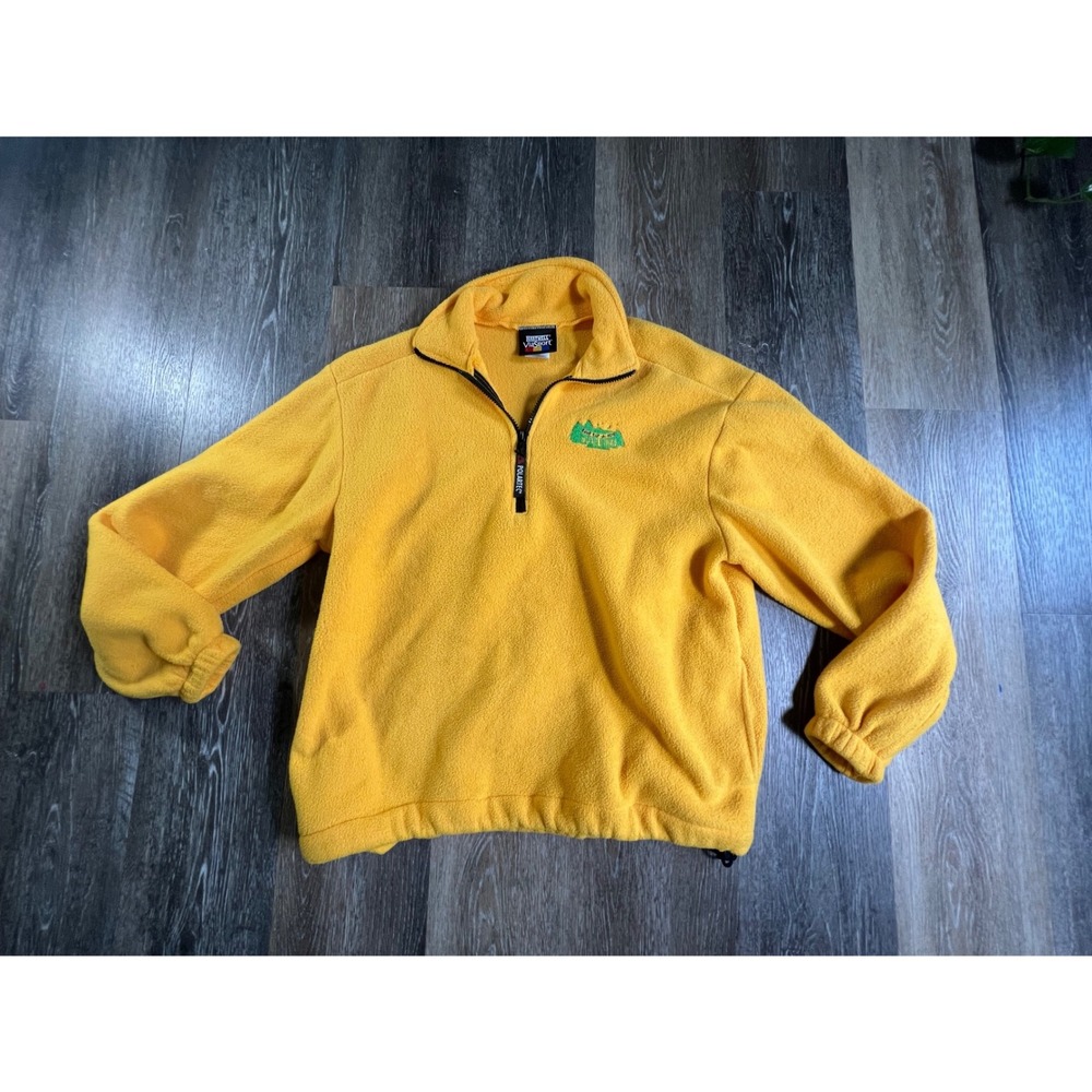 Hartwell ViaSport Fleece Mens Medium Gold Vintage Polartec camp rap a hope USA